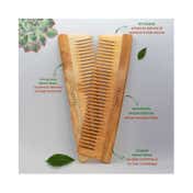 Allure Wooden Neem Comb (CD-01) (2 pcs)