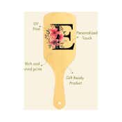 Allure Personalised Paddle Hair Brush Letter E