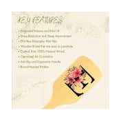 Allure Personalised Paddle Hair Brush Letter E
