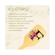 Allure Personalised Paddle Hair Brush Letter F