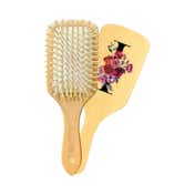 Allure Personalised Paddle Hair Brush Letter I
