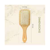 Allure Personalised Paddle Hair Brush Letter I