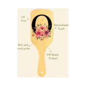 Allure Personalised Paddle Hair Brush Letter O