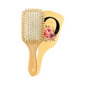 Allure Personalised Paddle Hair Brush Letter O