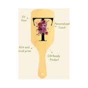 Allure Personalised Paddle Hair Brush Letter T