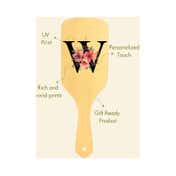 Allure Personalised Paddle Hair Brush Letter W