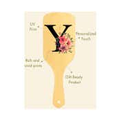 Allure Personalised Paddle Hair Brush Letter Y