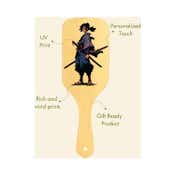 Allure Personalised Paddle Hair Brush With Anime Print