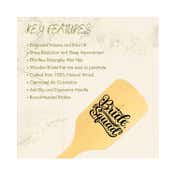 Allure Personalised Paddle Hair Brush Bride Squad Print