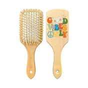 Allure Personalised Paddle Hair Brush Good Vibes Print