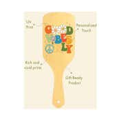 Allure Personalised Paddle Hair Brush Good Vibes Print
