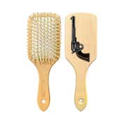 Allure Personalised Paddle Hair Brush Gun Print