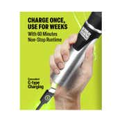 Bombay Shaving Company Baller Pubic Hair Trimmer for Men Safe Ceramic Blades Type C Charging IPX6