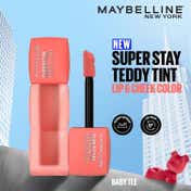 Maybelline New York Superstay Teddy Tint Lip and Cheek Color - Baby Tee (5 ml)