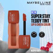Maybelline New York Superstay Teddy Tint Lip and Cheek Color - Keep It Cozy (5 ml)