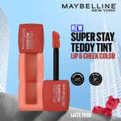 Maybelline New York Superstay Teddy Tint Lip and Cheek Color - Latte To Go (5 ml)