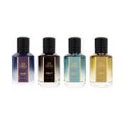 FRENCH ESSENCE Premium Blue (Noir, Night, Jazz & Bleu) Luxury Perfume Gift Set For Men (4 pcs)