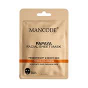 Mancode Papaya Facial Sheet Mask For All Skin Types (25 ml)