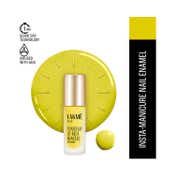 Lakme 9to5 Powerplay Insta-Manicure Nail Enamel - Lemon Burst (6 ml)