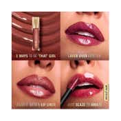 Lakme Glitterati Lip Glaze with Vegan Collagen for Glossy Lips - 201 Pink Champagne (5 ml)