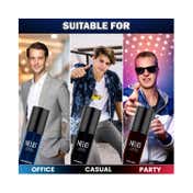 NEUD 3-in-1 Perfumed Body Sprays for Men, Long-Lasting, No Gas, No CFC (3 pcs)