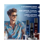 NEUD 3-in-1 Perfumed Body Sprays for Men, Long-Lasting, No Gas, No CFC (3 pcs)