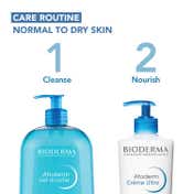 Bioderma Complete Dryness Care - Atoderm Gel douche (500 ml) and Lip Balm Combo