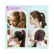 Majestique Soft Stretchable Hair Rubber Band Hair Ties Ponytail Holder (5 pcs)