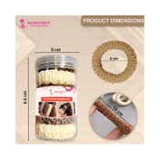 Majestique Soft Cotton Stretchable Rubber Band Hair Ties Ponytail Holder (12 pcs)