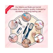 Majestique Professional Manicure and Pedicure Tools Kit (7 pcs)