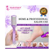 Majestique Glass Foot Scrubber and Foot Scraper Comfortable Foot Care Tools (2 pcs)