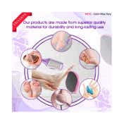 Majestique Glass Foot Scrubber and Foot Scraper Comfortable Foot Care Tools (2 pcs)