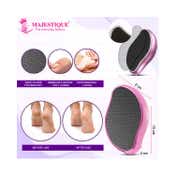 Majestique Glass Foot Scrubber and Foot Scraper Comfortable Foot Care Tools (2 pcs)