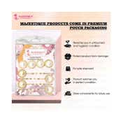 Majestique Stylish Pearl Golden Metal Korean Fancy Hair Pins (5 pcs)