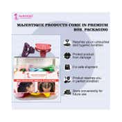 Majestique Stylish Premium Matte Plastic Hair Clutcher Claw Clip With Box (10 pcs)