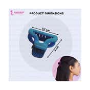 Majestique Stylish Premium Matte Plastic Hair Clutcher Claw Clip With Box (10 pcs)
