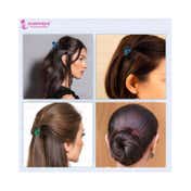 Majestique Stylish Premium Matte Plastic Hair Clutcher Claw Clip With Box (10 pcs)