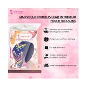 Majestique Cotton Floral Printed Embroidered Embellished Fabric Hair Accessories Band