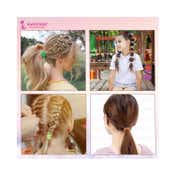 Majestique Cotton Stretchable Hair Ties Ponytail Holder Rubber Band (20 pcs)