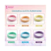 Majestique Cotton Stretchable Hair Ties Ponytail Holder Rubber Band (20 pcs)