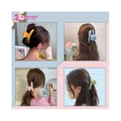 Majestique Soft Faux Fleece Fur Large Hair Clutcher Hair Claw Clips (3 pcs)
