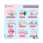 Majestique Multi Shape Hair Clips Set Baby Hairpin for Girls Cute Design Hair Accessories (14 pcs)