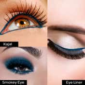 Faces Canada Ultime Pro Intense Gel Kajal With Smudger & Sharpener 24HR Long Stay - Blue (1.2 g)