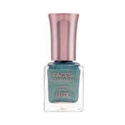 Faces Canada Ultime Pro Splash Luxe Nail Enamel Glossy Finish Quick Drying - Aurora Blue L33 (12 ml)