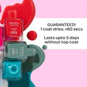 Faces Canada Ultime Pro Splash Luxe Nail Enamel Glossy Finish Quick Drying - Jade Mist L37 (12 ml)
