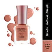 Faces Canada Ultime Pro Splash Luxe Nail Enamel Glossy Finish Quick Drying - Peach Fling L46 (12 ml)