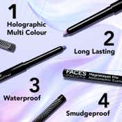 Faces Canada Magneteyes Pro Holographic Eyeliner Waterproof - Peacock Dance 02 (0.25 g)