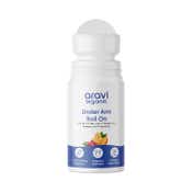 Aravi Organic Under Arm Roll On - 5% AHA 2% Kojic Acid & 1% Mandelic Acid Control Body Odour (50 ml)