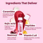 Aravi Organic Tinted Beetroot Lip Balm With SPF 50 PA+++ -Kojic Acid & Ceramide (5 g)