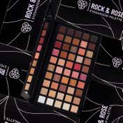 PAC Rock & Rose Eyeshadow Palette Blendable Mattes Shimmers Chromes Perfect Transition Shades (50 g)